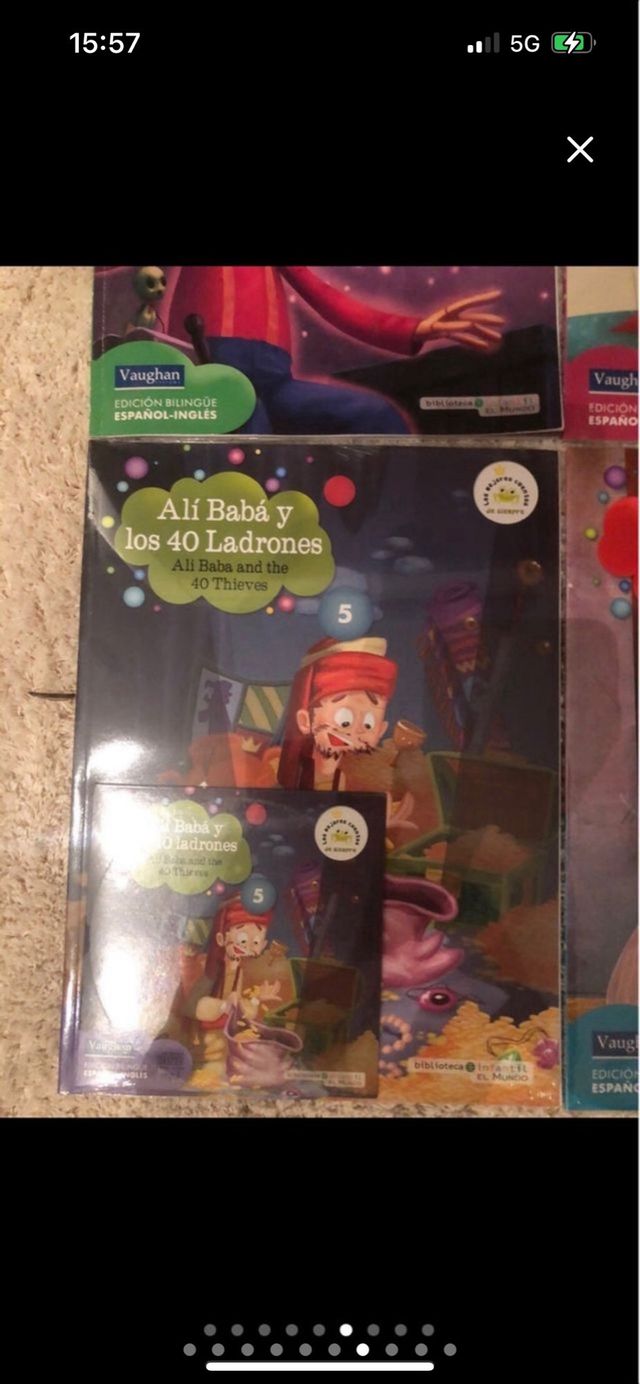 Pack de 8 libros en inglés con discos