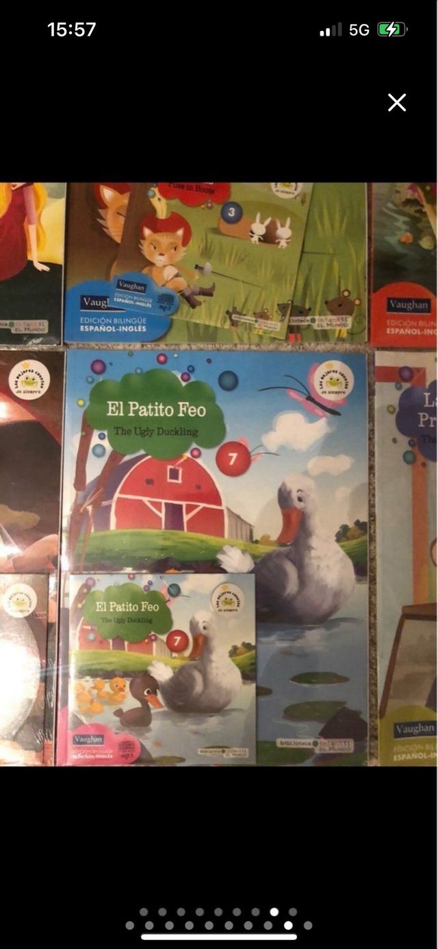 Pack de 8 libros en inglés con discos
