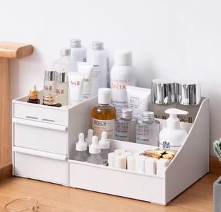 Organizzatore cosmetici bianco