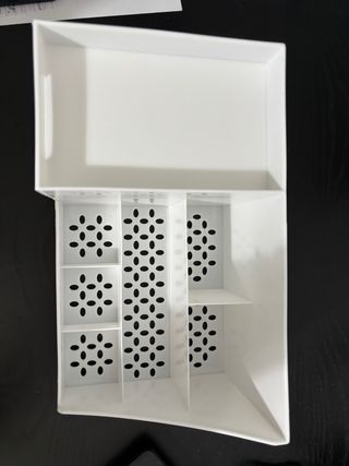 Organizzatore cosmetici bianco