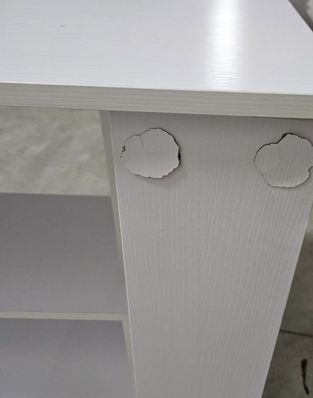 Escritorio esquinero blanco