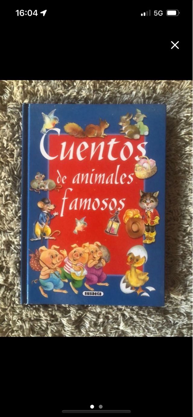 Libro cuentos de animales famosos