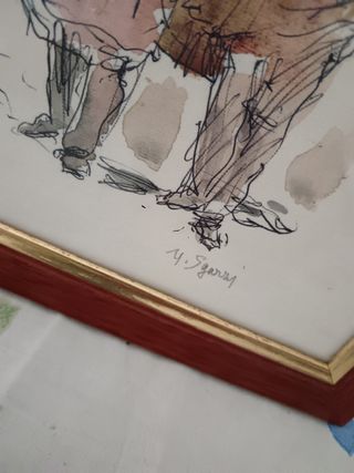 Quadro acquerello Bologna  Nettuno