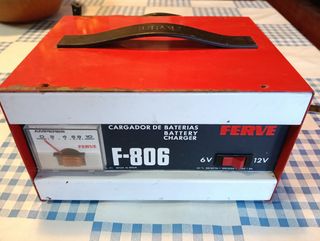Cargador baterías Ferve F-806 6/12V
