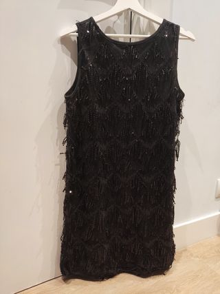 Vestido de fiesta con lentejuelas negro