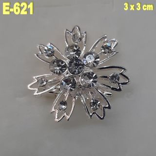 Broche Pedrería 3 cm Recoger Vestido Novia
