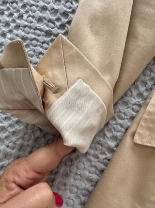 Blazer Purificación García Beige - Talla 42