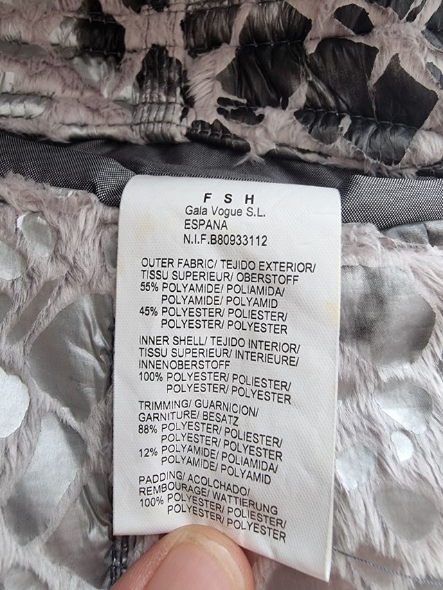 Abrigo reversible FSH Gris T48