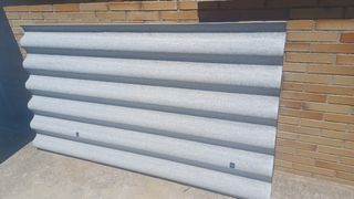 Panel teja ondulado gris