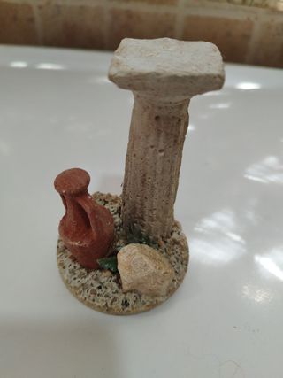Mini columna griega acuario