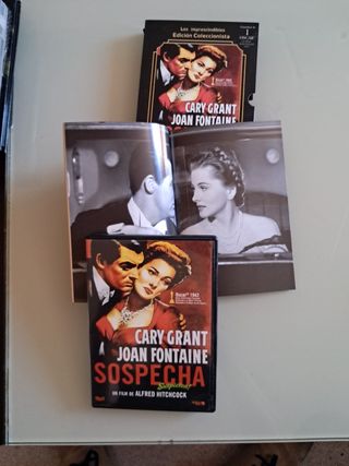 DVD Sospecha (Hitchcock) + Libro