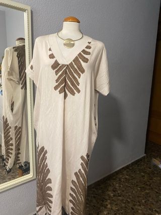 Vestido boho talla grande 50-52