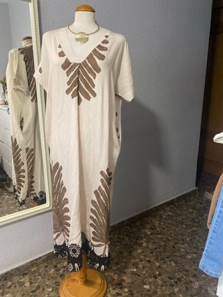 Vestido boho talla grande 50-52