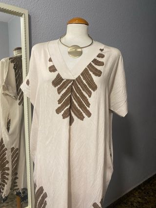 Vestido boho talla grande 50-52