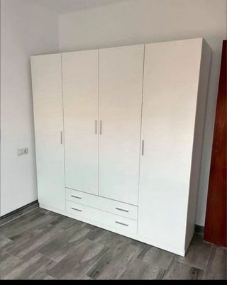 Armario ropero madera 2 puertas