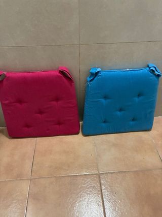 Cojines Ikea (2 uds) - Rosa y Azul