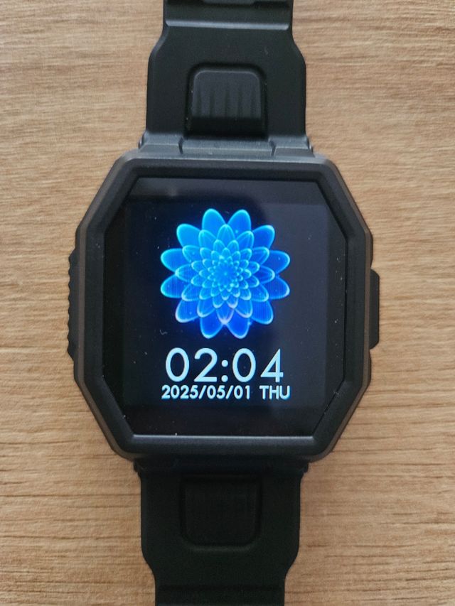 Reloj inteligente deportivo negro