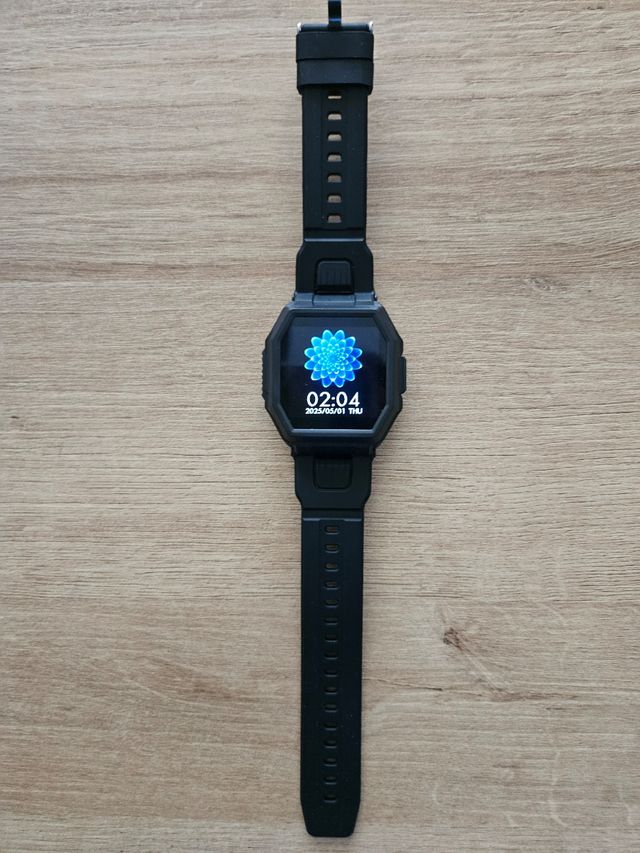 Reloj inteligente deportivo negro