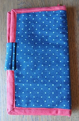 Carteira de pano - boneca