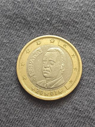 Moneda 1 Euro España 2001