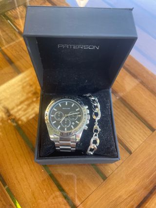 Reloj Skyline plateado - Pulsera Metálica