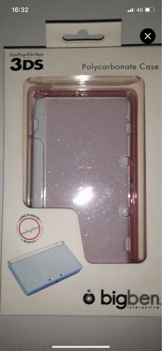 Carcasa protectora Nintendo 3DS 
color rosa 