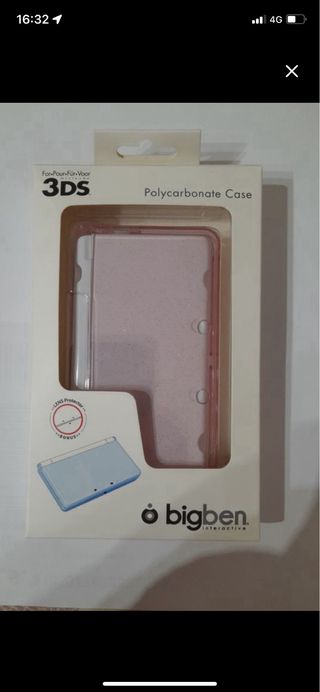 Carcasa protectora Nintendo 3DS 
color rosa 