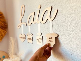 natalicio grande madera pared