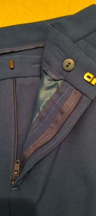 Pantalones de vestir de Zara azul Klein -talla 38