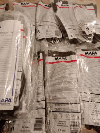 Guantes protección químicos