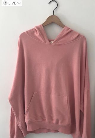 Sudadera rosa HM 