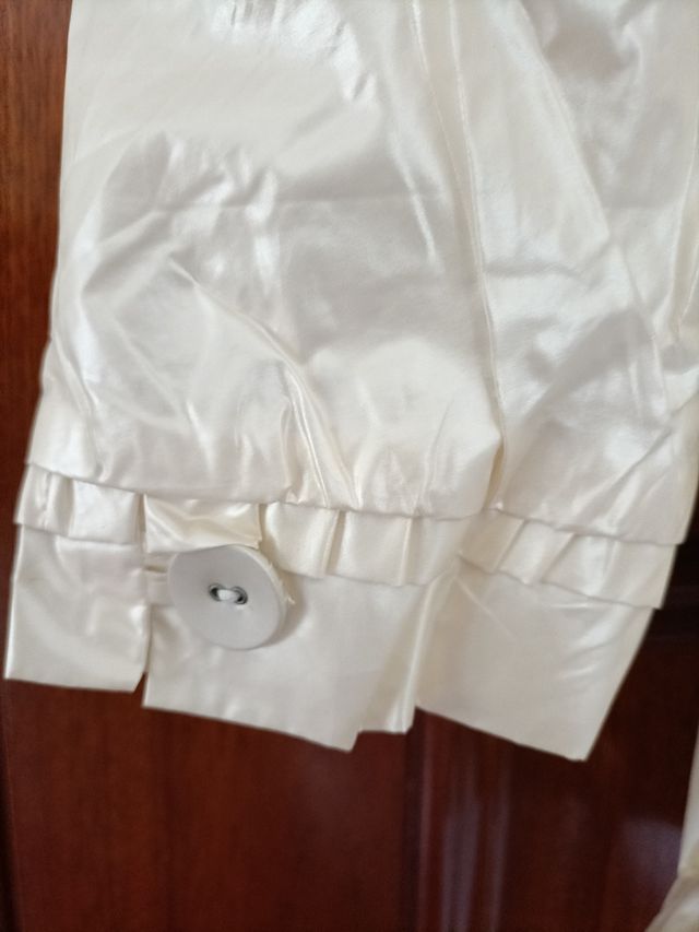 Parka blanca niña - Talla M