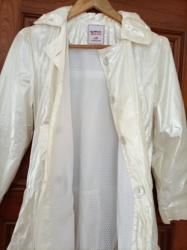 Parka blanca niña - Talla M