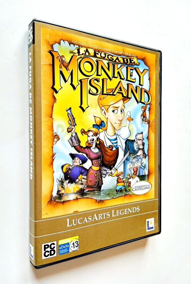 La Fuga de MONKEY ISLAND pc CD.
