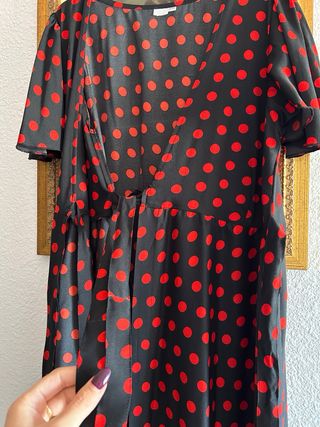 Bata flamenca lunares