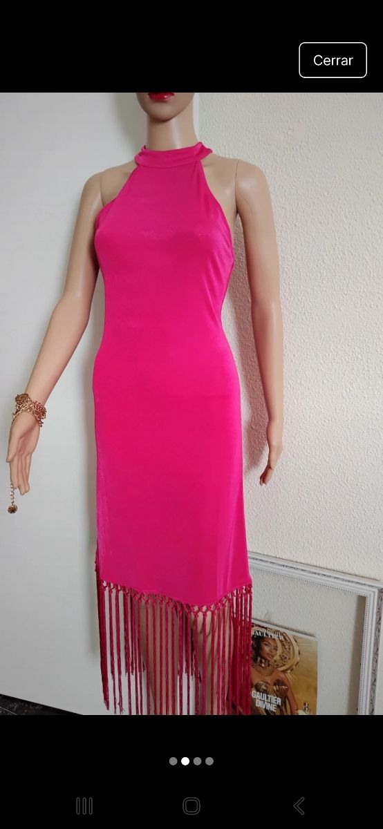 Vestido fiesta rosa - nuevo