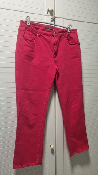Pantalones Rojos Tobilleros