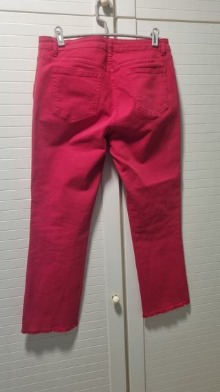 Pantalones Rojos Tobilleros