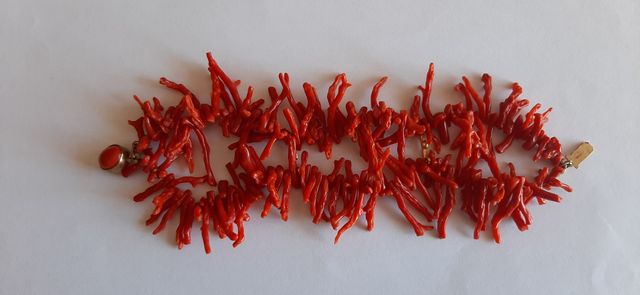 Bracciale corallo rosso vintage