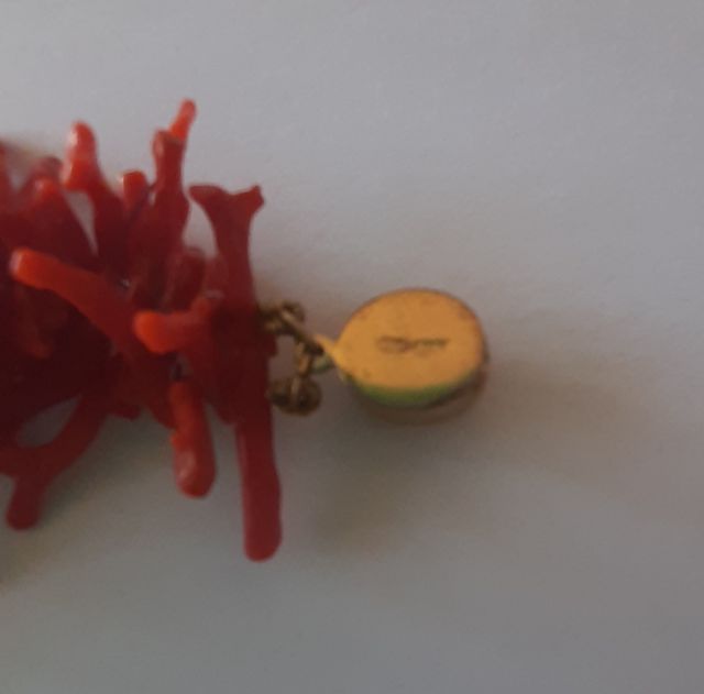 Bracciale corallo rosso vintage