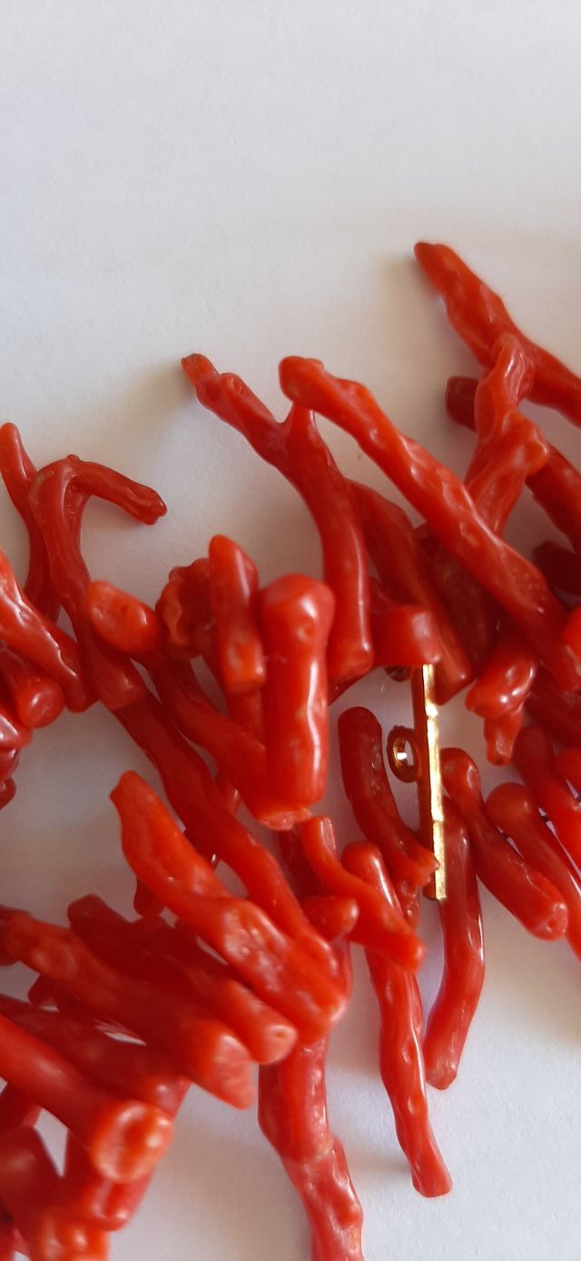 Bracciale corallo rosso vintage