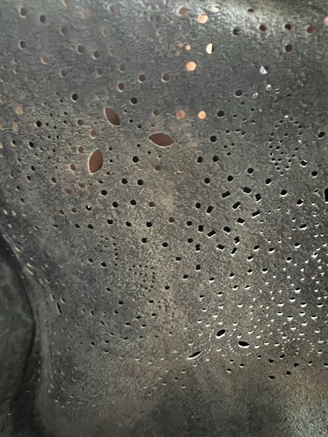 Top Zara Basic piel azul - Talla L