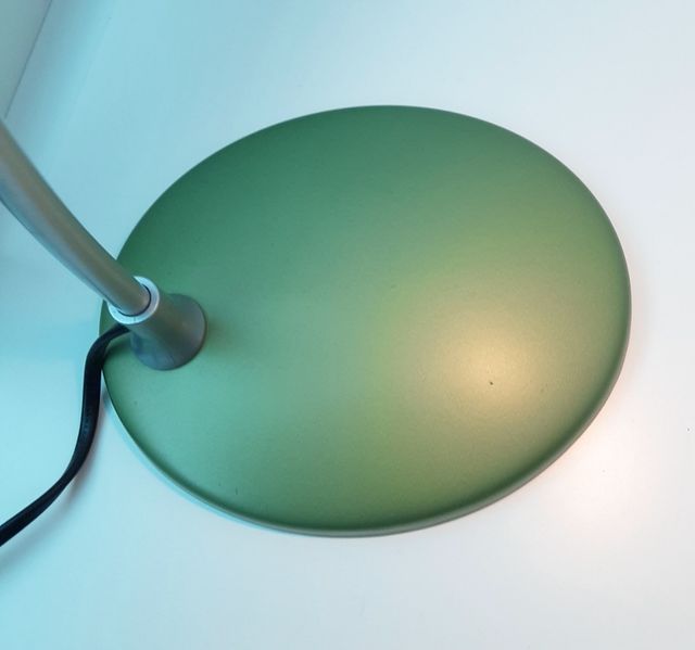 Flexo vintage verde y plata