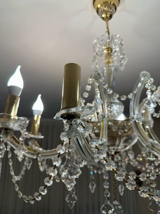 Lampara techo cristal Swarovski