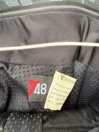 Traje moto cuero Dainese