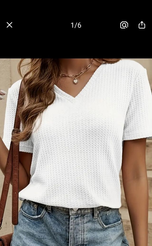Jersei blanca - Talla única