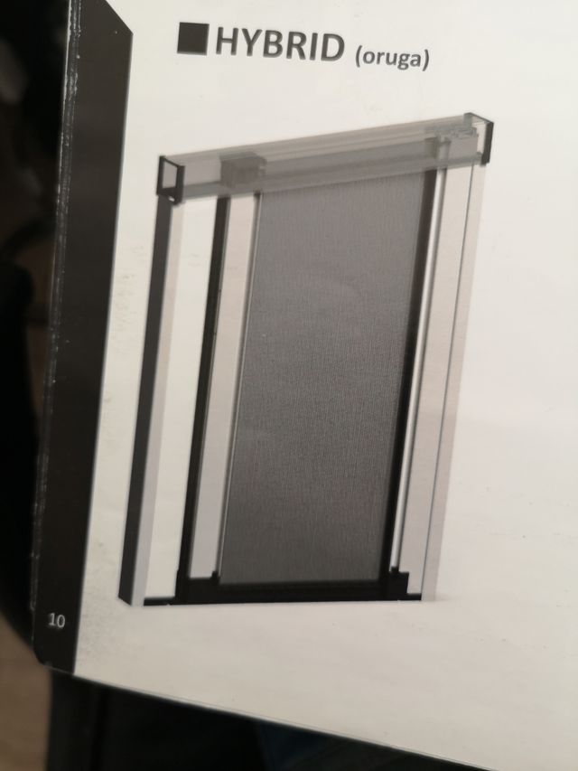 Mosquitera lateral aluminio blanca