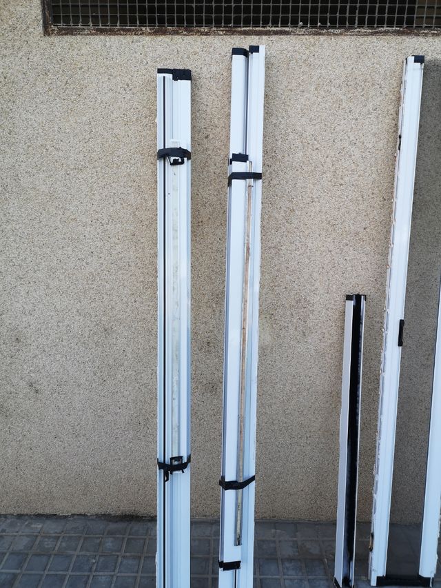 Mosquitera lateral aluminio blanca