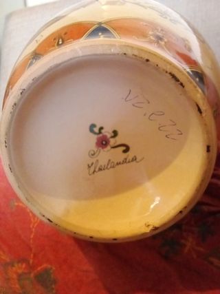 Vaso originale Thailandese dipinto a mano numerato