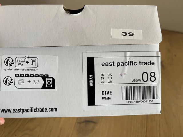 Zapatillas EPT blancas 42